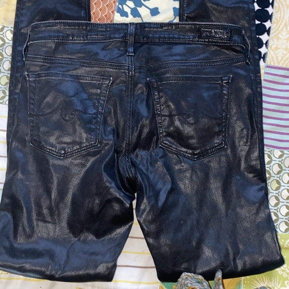 AG Adriano Goldschmied the legging ankle skinny black jeans size 27 - Picture 6 of 8